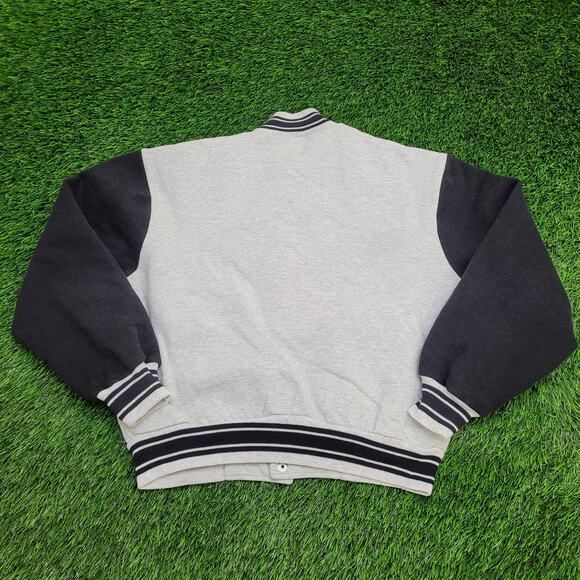 Vintage Fruit-Of-The-Loom Blank Jacket Medium 22x22 Varsity - Picture 2 of 12